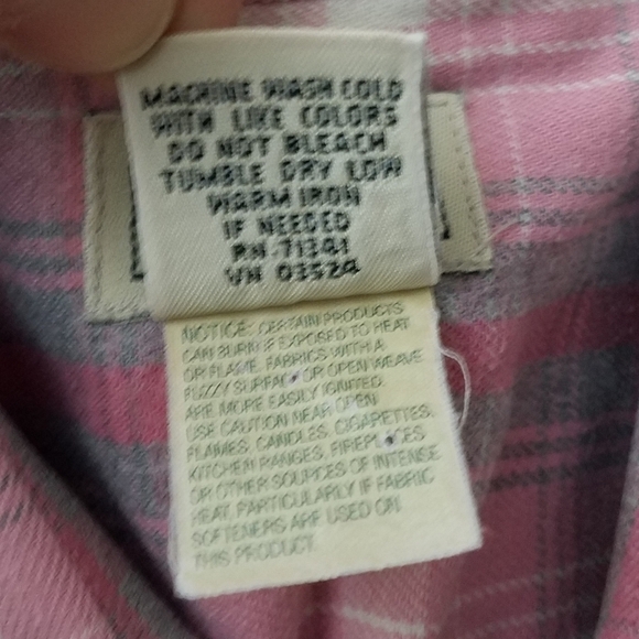 Vintage L.L. Bean Plaid Button Down Polo Shirt M - Picture 6 of 6